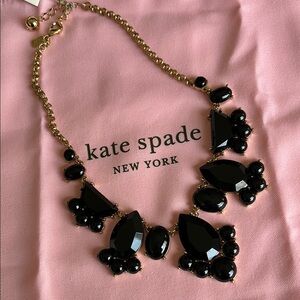 Kate Spade Black and Gold Statement Necklace